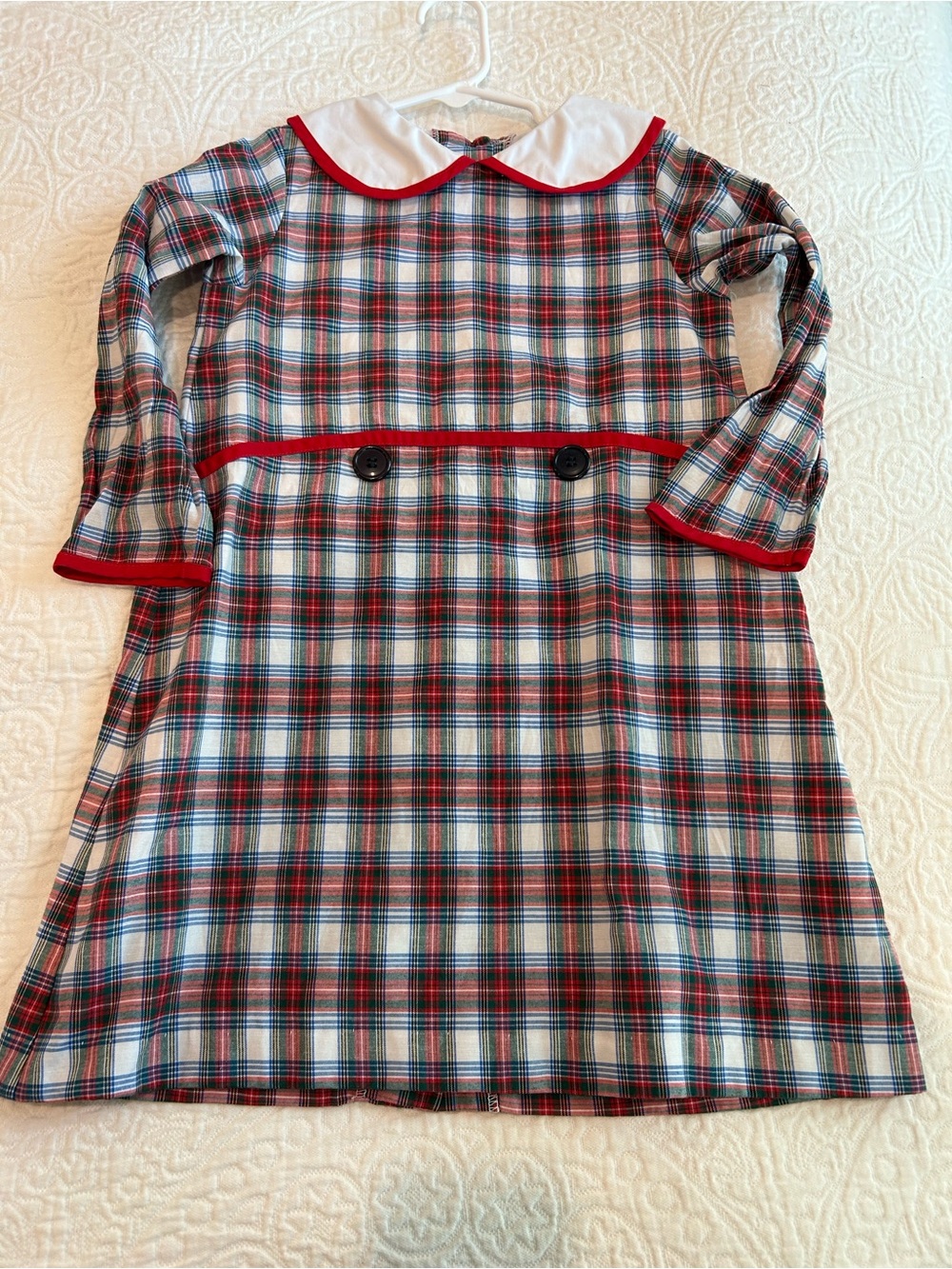 TBBC Red White and Green Plaid Dress size 6